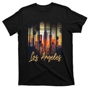 Los Angeles California City Downtown Skyline California L.A. T-Shirt