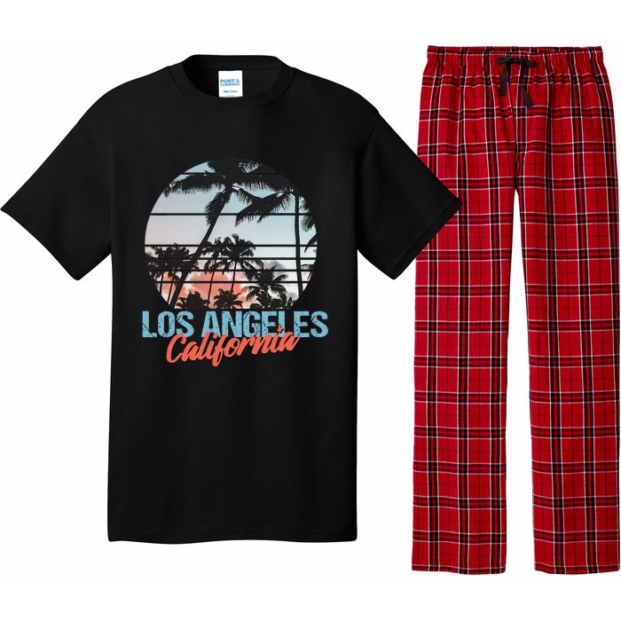 Los Angeles California Pride Vacation Travel Tourist Pajama Set