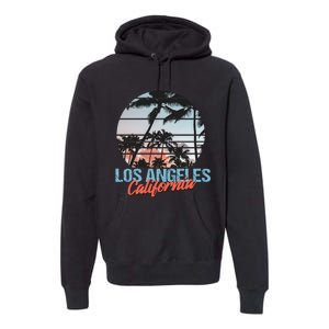 Los Angeles California Pride Vacation Travel Tourist Premium Hoodie