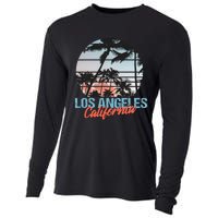 Los Angeles California Pride Vacation Travel Tourist Cooling Performance Long Sleeve Crew