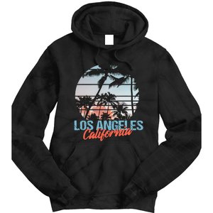 Los Angeles California Pride Vacation Travel Tourist Tie Dye Hoodie