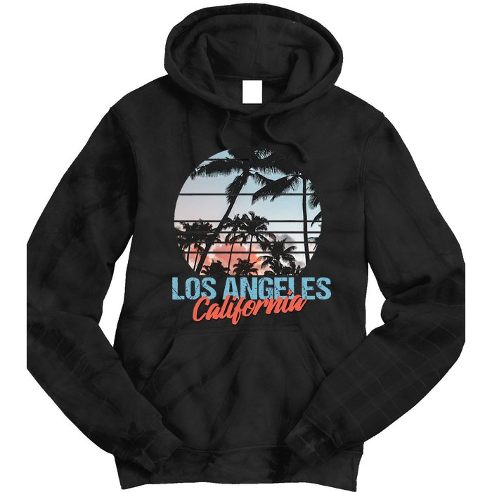 Los Angeles California Pride Vacation Travel Tourist Tie Dye Hoodie