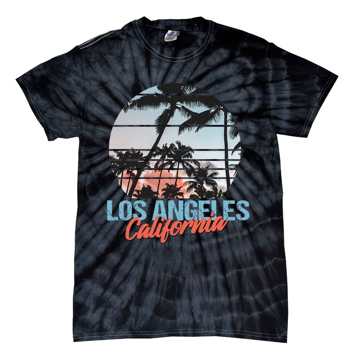 Los Angeles California Pride Vacation Travel Tourist Tie-Dye T-Shirt