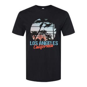 Los Angeles California Pride Vacation Travel Tourist Softstyle CVC T-Shirt