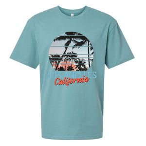 Los Angeles California Pride Vacation Travel Tourist Sueded Cloud Jersey T-Shirt