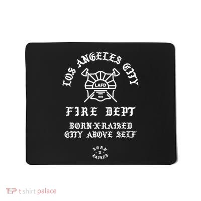 Los Angeles Cied Fire Dept Bornxraised City Above Self Mousepad