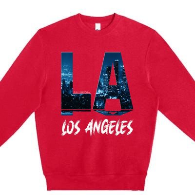 Los Angeles City California Premium Crewneck Sweatshirt