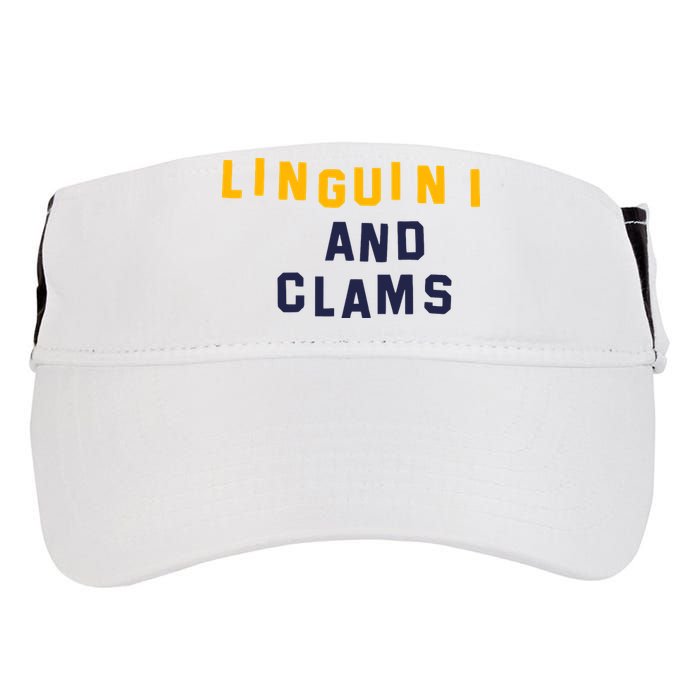 Linguini And Clams Adult Drive Performance Visor
