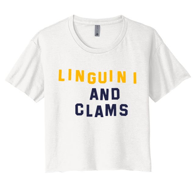 Linguini And Clams Crop Top