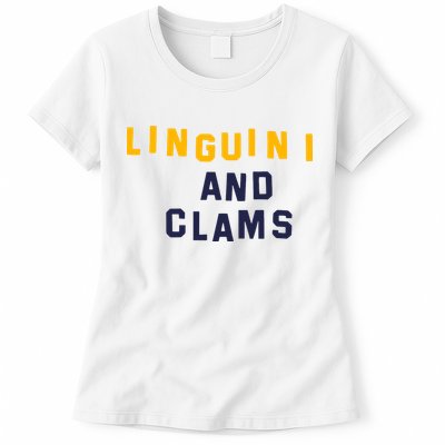 Linguini And Clams Womens T-Shirt