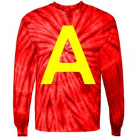 Lettre A Chipmunk Group Matching Halloween Costume Tie-Dye Long Sleeve Shirt