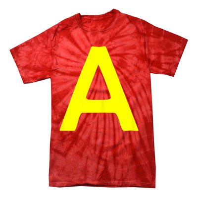 Lettre A Chipmunk Group Matching Halloween Costume Tie-Dye T-Shirt