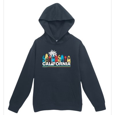 Los Angeles California Surfing Retro Logo Urban Pullover Hoodie