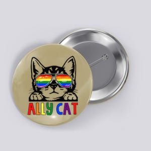 LGBT Ally Cat Be Kind Gay Rainbow Funny LGBTQ Gift Idea Button