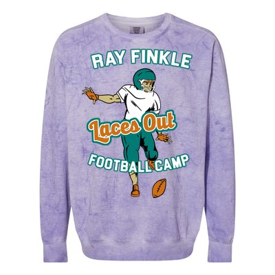 Laces Out Ray Finkle Football Camp Colorblast Crewneck Sweatshirt