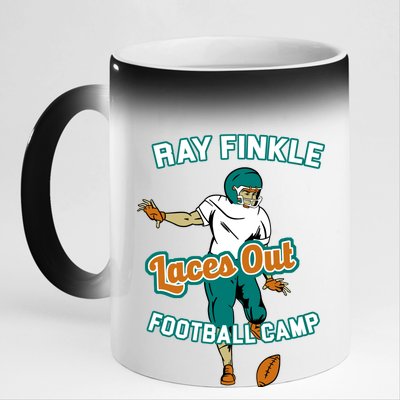 Laces Out Ray Finkle Football Camp 11oz Black Color Changing Mug