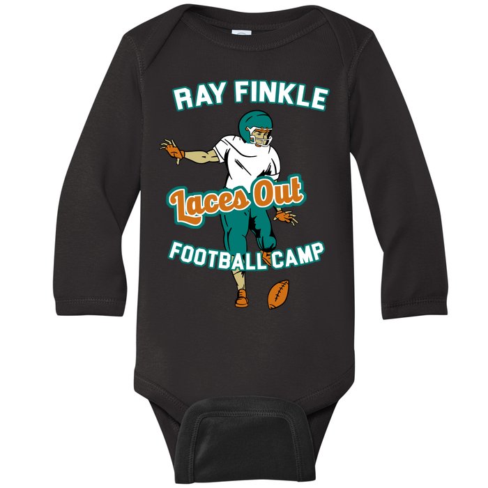 Laces Out Ray Finkle Football Camp Baby Long Sleeve Bodysuit