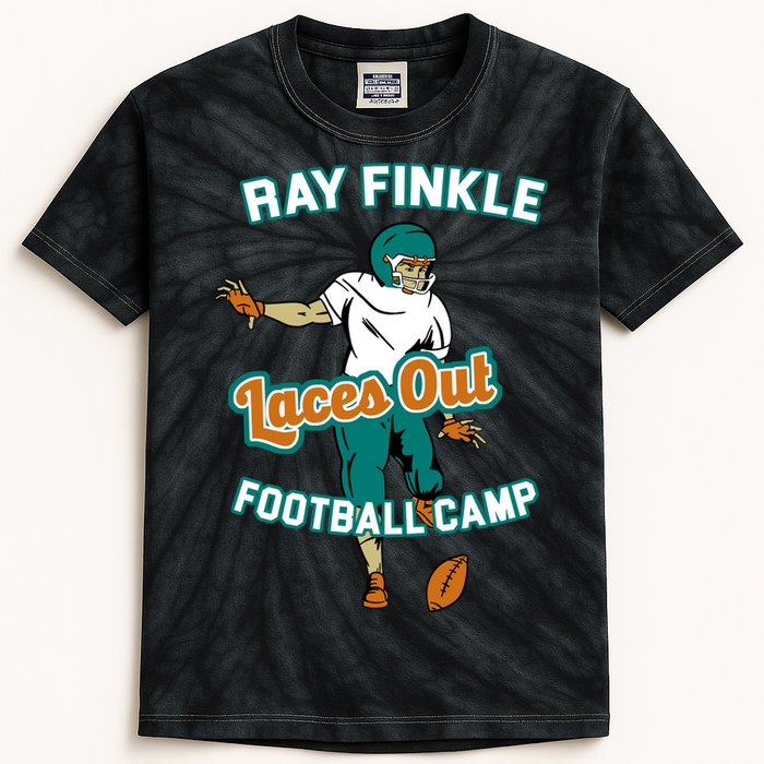 Laces Out Ray Finkle Football Camp Kids Tie-Dye T-Shirt