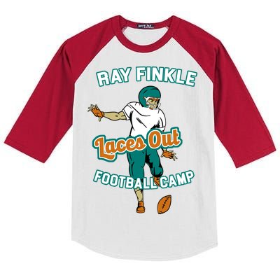 Laces Out Ray Finkle Football Camp Kids Colorblock Raglan Jersey