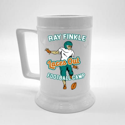 Laces Out Ray Finkle Football Camp Beer Stein