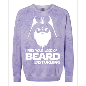 Lack Of Beard Disturbing Colorblast Crewneck Sweatshirt