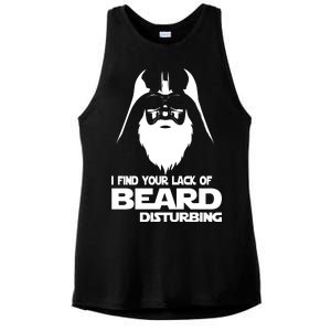 Lack Of Beard Disturbing Ladies PosiCharge Tri-Blend Wicking Tank