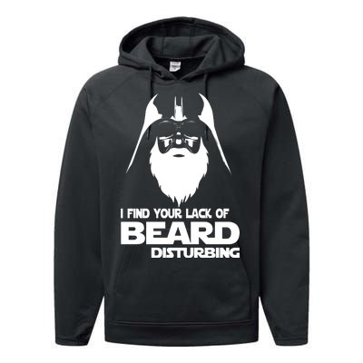 Lack Of Beard Disturbing Performance Fleece Hoodie