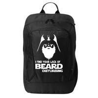 Lack Of Beard Disturbing City Backpack