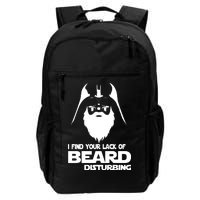 Lack Of Beard Disturbing Daily Commute Backpack