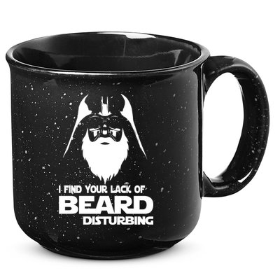 Lack Of Beard Disturbing 15oz Campfire Ceramic Mug