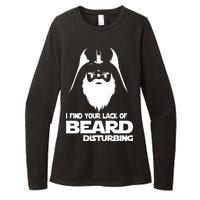 Lack Of Beard Disturbing Womens CVC Long Sleeve Shirt