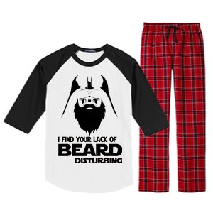 Lack Of Beard Disturbing Raglan Sleeve Pajama Set