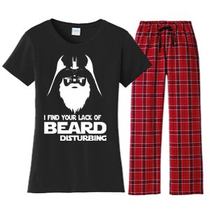 Lack Of Beard Disturbing Women's Flannel Pajama Set