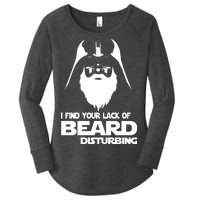 Lack Of Beard Disturbing Women's Perfect Tri Tunic Long Sleeve Shirt