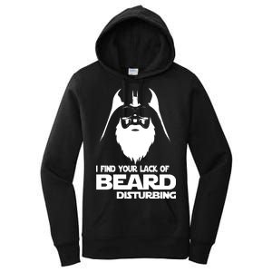 Lack Of Beard Disturbing Women's Pullover Hoodie