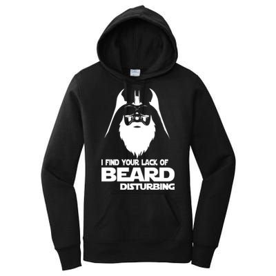 Lack Of Beard Disturbing Women's Pullover Hoodie