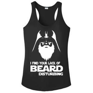 Lack Of Beard Disturbing Ladies PosiCharge Competitor Racerback Tank