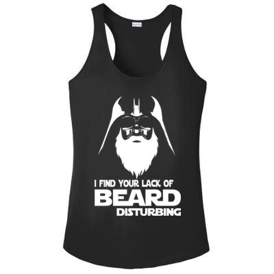 Lack Of Beard Disturbing Ladies PosiCharge Competitor Racerback Tank