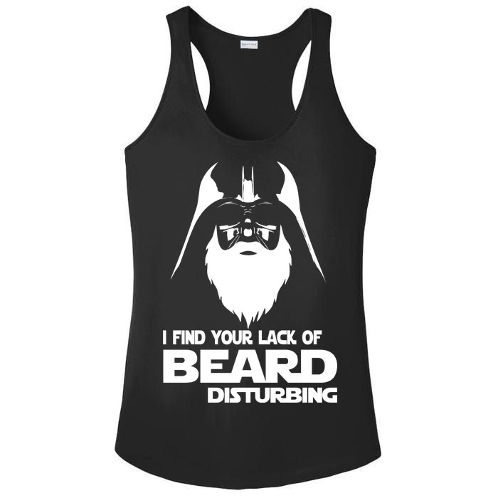 Lack Of Beard Disturbing Ladies PosiCharge Competitor Racerback Tank