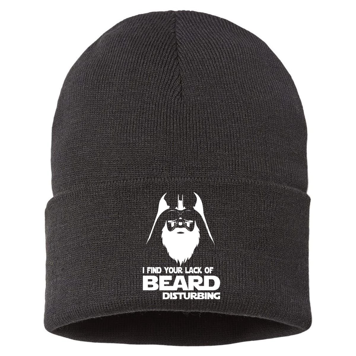 Lack Of Beard Disturbing Sustainable Knit Beanie