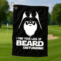 Lack Of Beard Disturbing Golf Towel