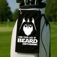 Lack Of Beard Disturbing Golf Towel