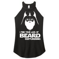 Lack Of Beard Disturbing Women's Perfect Tri Rocker Tank