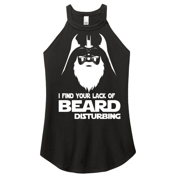 Lack Of Beard Disturbing Women's Perfect Tri Rocker Tank