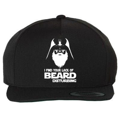 Lack Of Beard Disturbing Wool Snapback Cap