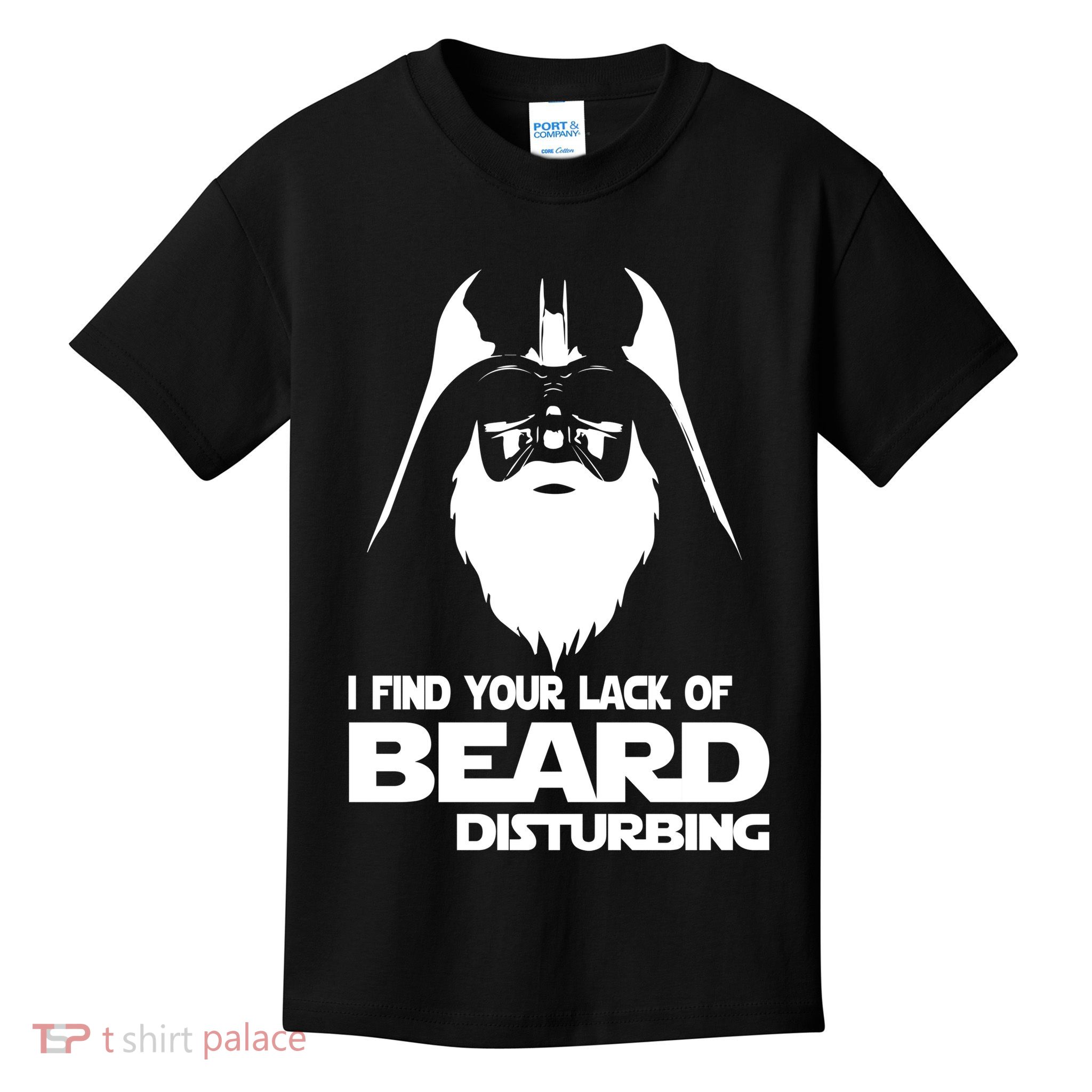 Lack Of Beard Disturbing Kids T-Shirt