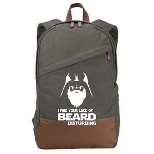 Lack Of Beard Disturbing Cotton Canvas Backpack