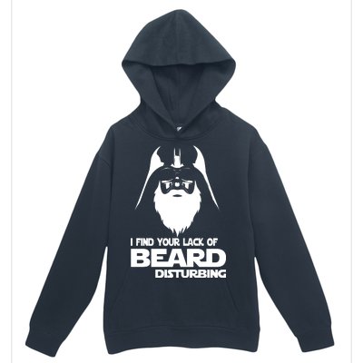 Lack Of Beard Disturbing Urban Pullover Hoodie