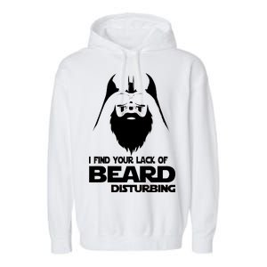 Lack Of Beard Disturbing Garment-Dyed Fleece Hoodie