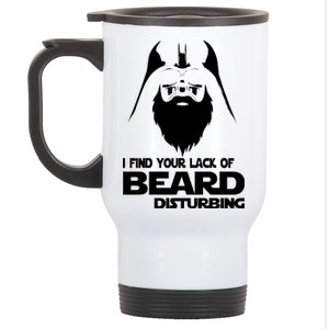 Lack Of Beard Disturbing Stainless Steel Travel Mug